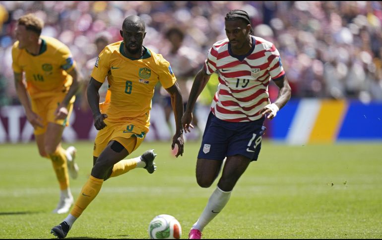 Estados Unidos vence a Australia. EFE/S. BRASHEAR