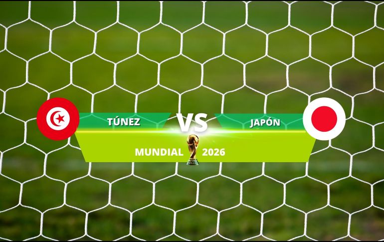 Túnez y Japón se enfrentan en un partido clave para sus aspiraciones dentro del Grupo F de la Copa del Mundo 2026. ESPECIAL / CANVA
