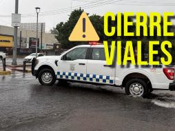 Policía Vial emite recomendaciones y puntos inundados por la lluvia de este sábado. ESPECIAL / Policía Vial Jalisco