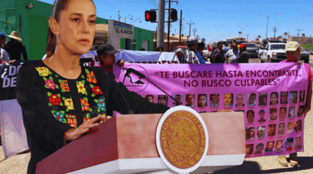 Ayer durante su conferencia, la Presidenta de México invitó al pato Merlín y a sus dueños a una conferencia mañanera. SUN / ARCHIVO