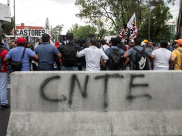 Claudia Sheinbaum reiteró que Rosa Icela Rodríguez, titular de la Secretaría de Gobernación, y Mario Delgado Carrillo, titular de la Secretaría de Educación Pública, responderán las demandas de la Coordinadora Nacional de Trabajadores de la Educación. AFP / O. Ramírez