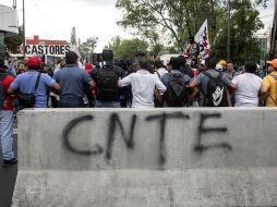 Claudia Sheinbaum reiteró que Rosa Icela Rodríguez, titular de la Secretaría de Gobernación, y Mario Delgado Carrillo, titular de la Secretaría de Educación Pública, responderán las demandas de la Coordinadora Nacional de Trabajadores de la Educación. AFP / O. Ramírez