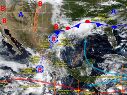 El SMN prevé lluvias intensas, tormentas eléctricas y riesgo de inundaciones en diversas regiones del país durante los próximos cuatro días. ESPECIAL/ SMN.