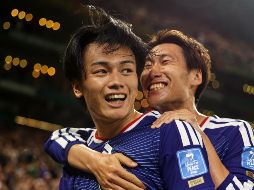 Ayase Ueda anotó dos de los goles japoneses. AP/S. Yaker