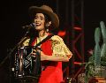 Julieta Venegas. La cantautora disfrutó su presentación en el Teatro Diana. EL INFORMADOR/A. Navarro