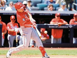 Sal Stewart. El novato brilló con un doble de bases llenas y seis impulsadas. AP