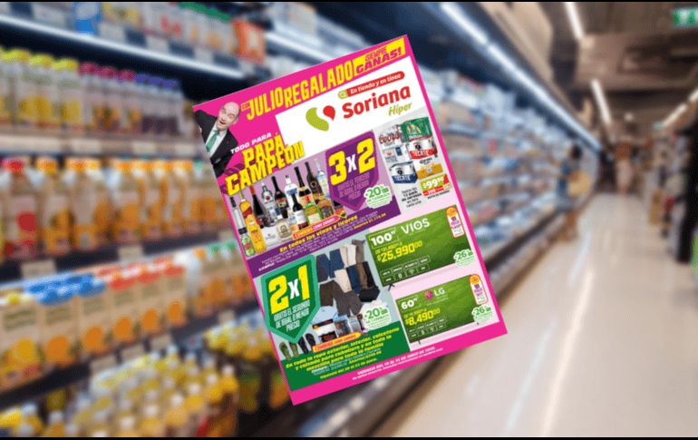 El folleto fue publicado en el sitio oficial de la cadena y reúne descuentos en múltiples categorías, incluyendo alimentos, bebidas, productos de limpieza, artículos para el hogar, cuidado personal y juguetes. SORIANA / CANVA