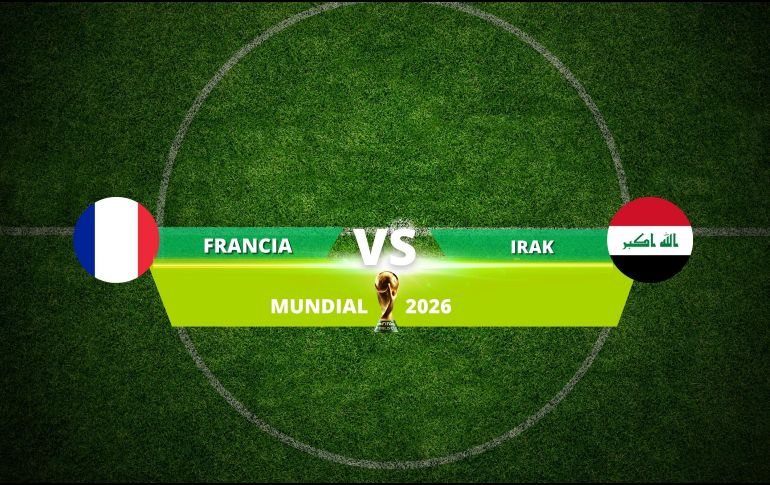 Francia e Irak se enfrentan en un duelo que puede comenzar a definir el panorama del Grupo I en la Copa del Mundo 2026. ESPECIAL / CANVA