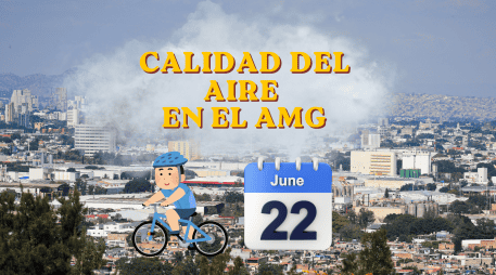 De acuerdo con la SEMADET, este lunes 22 de junio el AMG se encuentra el AMG libre de contingencia ambiental. EL INFORMADOR / ARCHIVO