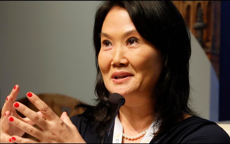 Fotografía de archivo de la candidata a la presidencia de Perú, Keiko Fujimori, durante una entrevista con EFE, en Sevilla, España. EFE/J.Vidal