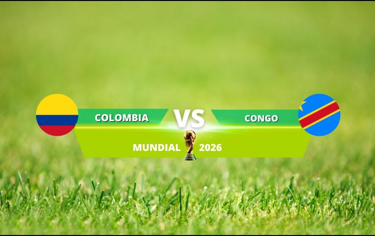 Colombia buscará consolidarse en la cima del Grupo K, mientras que RD Congo intentará sumar puntos clave para seguir en la pelea por la clasificación. ESPECIAL / CANVA