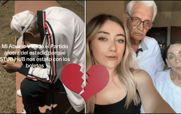 Un abuelo desembolsó alrededor de 5 mil dólares para el boleto de un partido del Mundial 2026 pero fue estafado. TIKTOK / @itspaaoolaaa