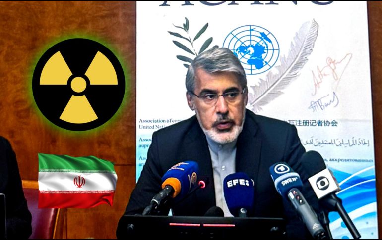 El embajador de Irán ante la ONU en Ginebra, Ali Bahreini, quien negó la posibilidad de inspección nuclear pese a confirmación de Trump. EFE / ARCHIVO