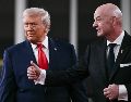 Gianni Infantino ha visitado en varias ocasiones la Casa Blanca y ha definido a Donald Trump como un "amigo cercano". AFP / ARCHIVO