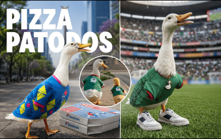 El pato Merlín refleja una tendencia creciente en marketing, la capacidad de las marcas para reaccionar a contenidos virales en tiempo real. FACEBOOK /@Flexi / @Domino's Mx / @DJ Xquizit