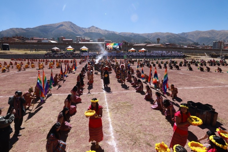  los reclusos tuvieron más de dos meses de preparación ininterrumpida mediante ensayos, entrenamiento físico y formación en disciplina artística. EFE /  Ministerio de Justicia y Derechos Humanos de Perú