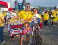 La pareja vivió una experiencia inolvidable en México, marcada por la pasión futbolera y la hospitalidad tapatía. EL INFORMADOR/ A. RODRÍGUEZ.