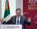 Ebrard declaró que la redacción de los textos de los acuerdos que tendrán México y Estados Unidos se espera tener en el mes de julio. EFE/S. Gutiérrez