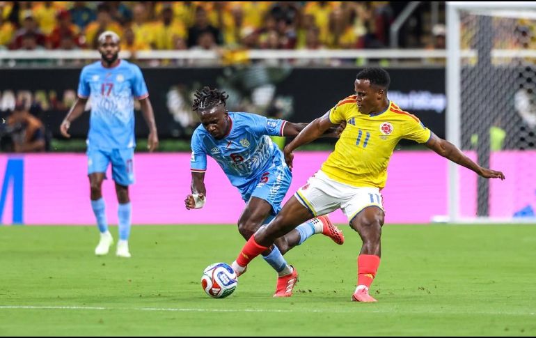 Colombia dominó gran parte del encuentro y encontró el gol tras insistir durante 76 minutos. EL INFORMADOR/ A. NAVARRO.
