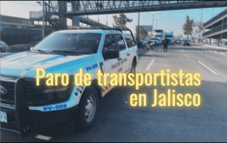 AMOTAC Jalisco informó que el paro nacional de transportistas se llevará a cabo el día miércoles 24 de Junio en todo el territorio nacional. ESPECIAL/Policía Vial Jalisco