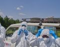 Las autoridades han reforzado el sistema de seguimiento sanitario para cooperantes franceses que regresan de zonas de riesgo. EFE/EPA/D. Dirole