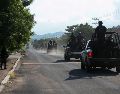 Los pistoleros formaban parte de un grupo de al menos 12 sicarios que fue descubierto por los guardias nacionales en Jujutacato. EFE/ARCHIVO