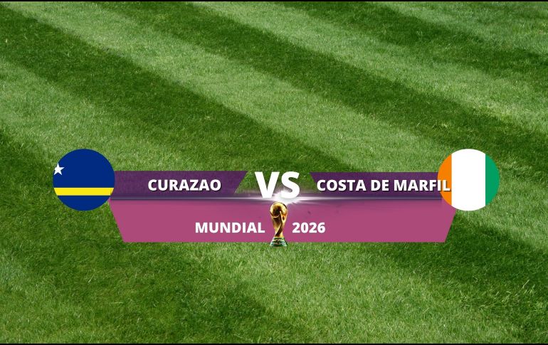 Curazao y Costa de Marfil se enfrentan en el Estadio Filadelfia durante la última jornada del Grupo E del Mundial 2026. ESPECIAL / CANVA