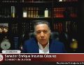 Durante su intervención, el senador Inzunza no hizo mención alguna a su situación legal. CAPTURA DE VIDEO