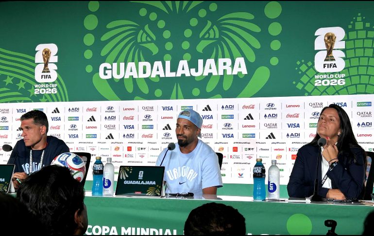 Rodrigo Aguirre aseguró que Uruguay llega unido y confiado para disputar ante España un partido decisivo por la clasificación. EL INFORMADOR/ L. ASCANIO.