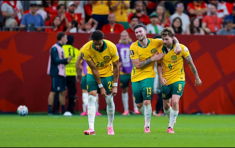 Australia avanza a la siguiente fase del torneo luego de empatar con Paraguay. IMAGO7/E. RUIZTRALIA