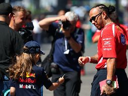 Lewis Hamilton. El piloto de Ferrari llega a Austria  motivado tras su victoria en Barcelona y con la misión de recortar los puntos que lo separan del líder Kimi  Antonelli EFE/A. Szilagyi