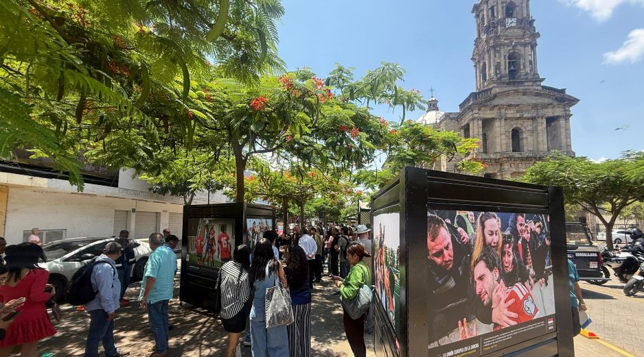 La exhibición forma parte de un recorrido por las tres sedes mundialistas del país. EL INFORMADOR / H. NAVARRO
