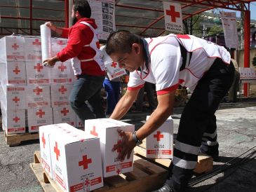 La Cruz Roja Mexicana habilitó una campaña de donativos económicos para apoyar a las familias afectadas por los terremotos en Venezuela. NOTIMEX/ARCHIVO