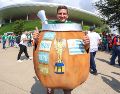 Esteves recordó que su tradicional atuendo lo ha acompañado en seis ediciones de la Copa del Mundo. EL INFORMADOR/A. Navarro