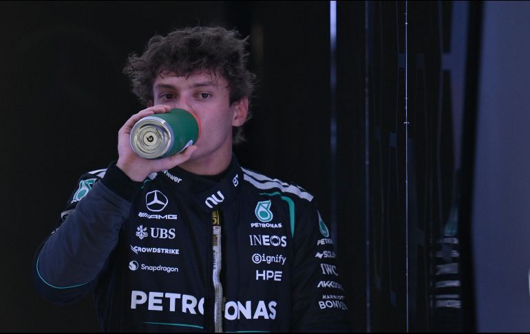Andrea Kimi Antonelli, adquiere confianza de cara al resto del fin de semana y con ello buscar ampliar su ventaja en el campeonato de pilotos. AP/D. Erdos