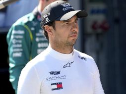 Checo Pérez indicó que el principal objetivo del equipo ha sido preparar el auto para la carrera, con especial atención al comportamiento de los neumáticos. EFE / D. Bandic