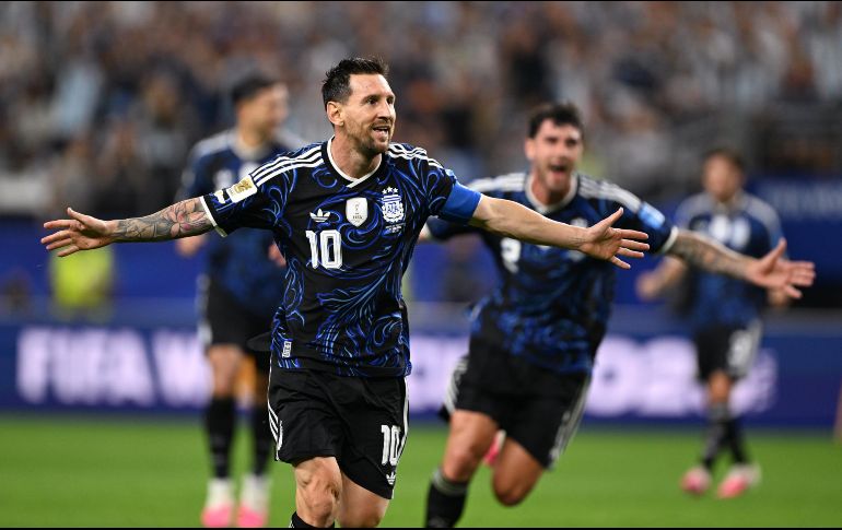 Messi tiene 6 goles en el Mundial 2026, 19 en todas sus participaciones. XINHUA/C. Min