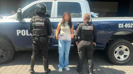 Luego de dar las primeras atenciones y de corroborar que se encontraba en buen estado de salud, la joven pudo volver con su familia. ESPECIAL / Policía de Jalisco