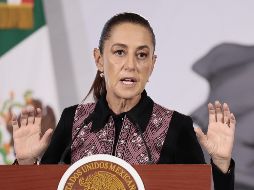 La mandataria describió el programa como un pilar fundamental para el crecimiento económico de México. EFE/J. MÉNDEZ