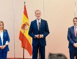 En su visita del pasado 26 de junio, el rey Felipe VI tuvo un encuentro con empresarios y miembros de la comunidad española que reside en Jalisco. ESPECIAL