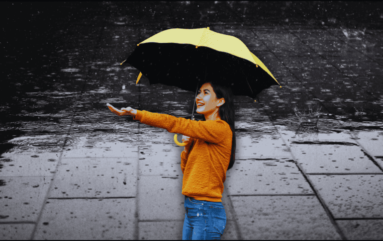 La Conagua advierte una probabilidad de lluvia del 87% para la metrópoli. ESPECIAL / CANVA