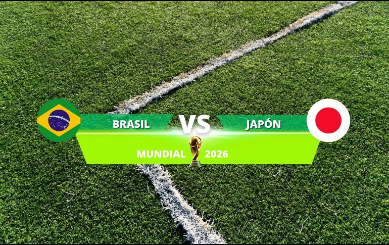 El boleto a los octavos de final estará en juego este lunes 29 de junio, cuando Brasil y Japón se enfrenten en un partido de eliminación directa dentro de la Copa Mundial de la FIFA 2026.  ESPECIAL / CANVA