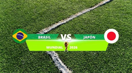 El boleto a los octavos de final estará en juego este lunes 29 de junio, cuando Brasil y Japón se enfrenten en un partido de eliminación directa dentro de la Copa Mundial de la FIFA 2026.  ESPECIAL / CANVA