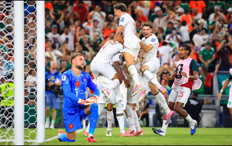 Marruecos eliminó a Países Bajos en una emocionante tanda de penales tras igualar 1-1. EL INFORMADOR/ J. ACOSTA.