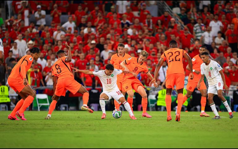Marruecos eliminó a Países Bajos en una emocionante tanda de penales tras igualar 1-1. EL INFORMADOR/ J. ACOSTA.