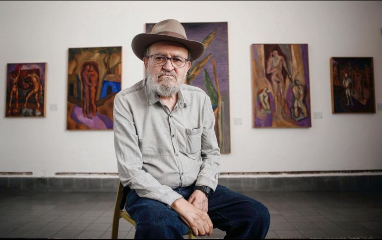 El artista plástico nació en la Ciudad de México, en 1944, y vive en Guadalajara desde 1983. EL INFORMADOR