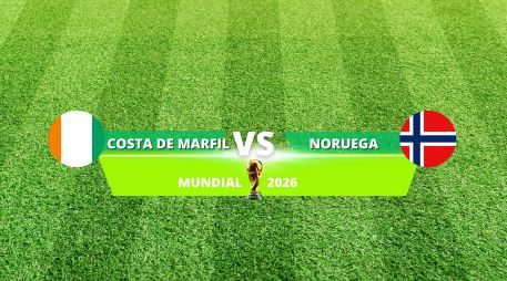 Noruega y Costa de Marfil se enfrentarán este martes 30 de junio en un partido que definirá al equipo que avanzará a los octavos de final. ESPECIAL / CANVA