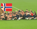 Además de apoyar a su selección, los aficionados de Noruega han logrado mostrar una parte de su identidad cultural a través de un gesto sencillo que hoy ya forma parte de las postales más memorables del Mundial 2026. ESPECIAL