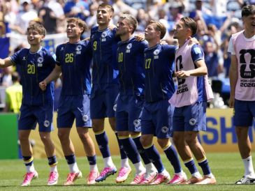 Bosnia y Herzegovina ha tenido un Mundial complicado; sin embargo, mantiene la esperanza de eliminar a uno de los tres anfitriones de la Copa del Mundo. EFE / ARCHIVO