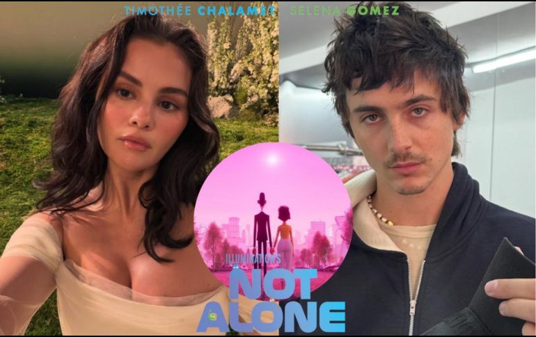 Illumination presentó su nueva producción animada con una propuesta original que mezcla ciencia ficción, romance y comedia. INSTAGRAM/@tchalamet/@selenagomez/ESPECIAL